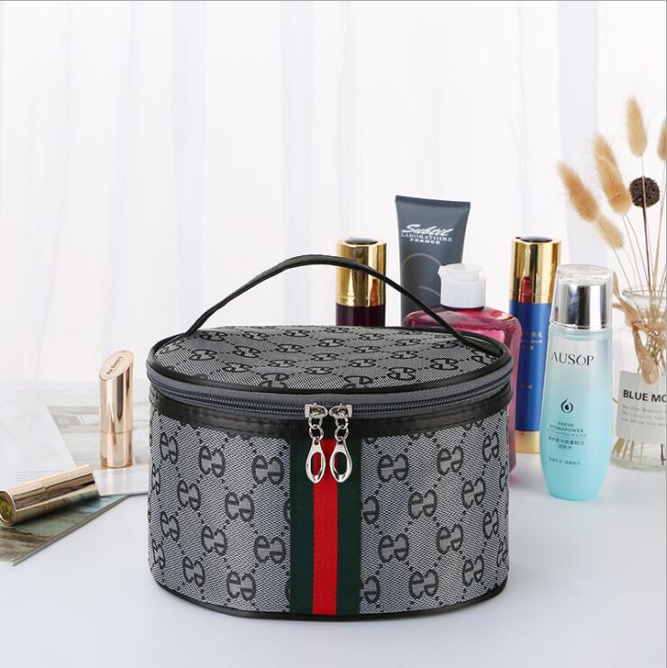 Trousse de toilette portable en PU pour femme