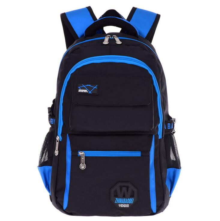 Sac &agrave; dos d'&eacute;cole pour adolescent bleu pour lyc&eacute;e