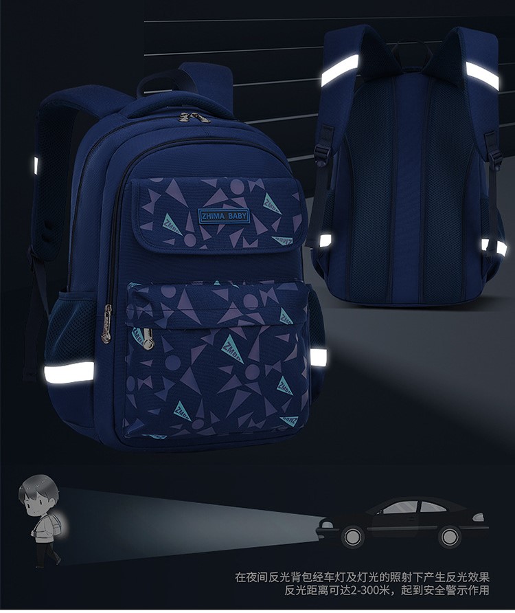 NOUVEAU SSTYLE ENFANTS LIVRE SAC SAC &Agrave; SAC &Agrave; SCOLAIRE POUR L'&Eacute;TUDIANT AVEC STANDE REFLECTIVE