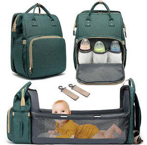 Sac à langer pliable multifonction de grande capacité avec station à langer