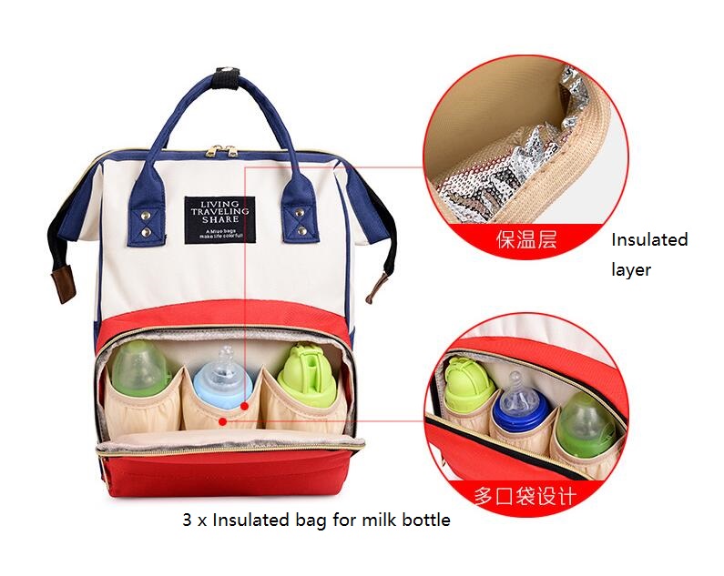 sac &agrave; dos maman avec poche isol&eacute;e
