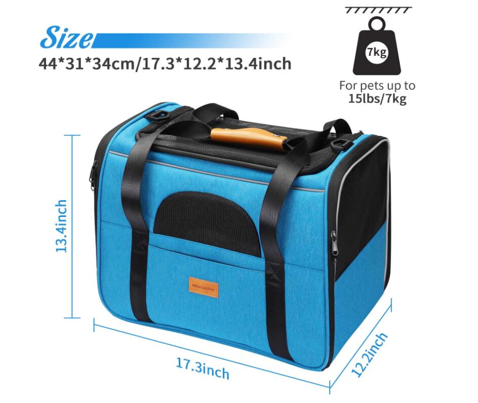 Couleur bleue de sac portable