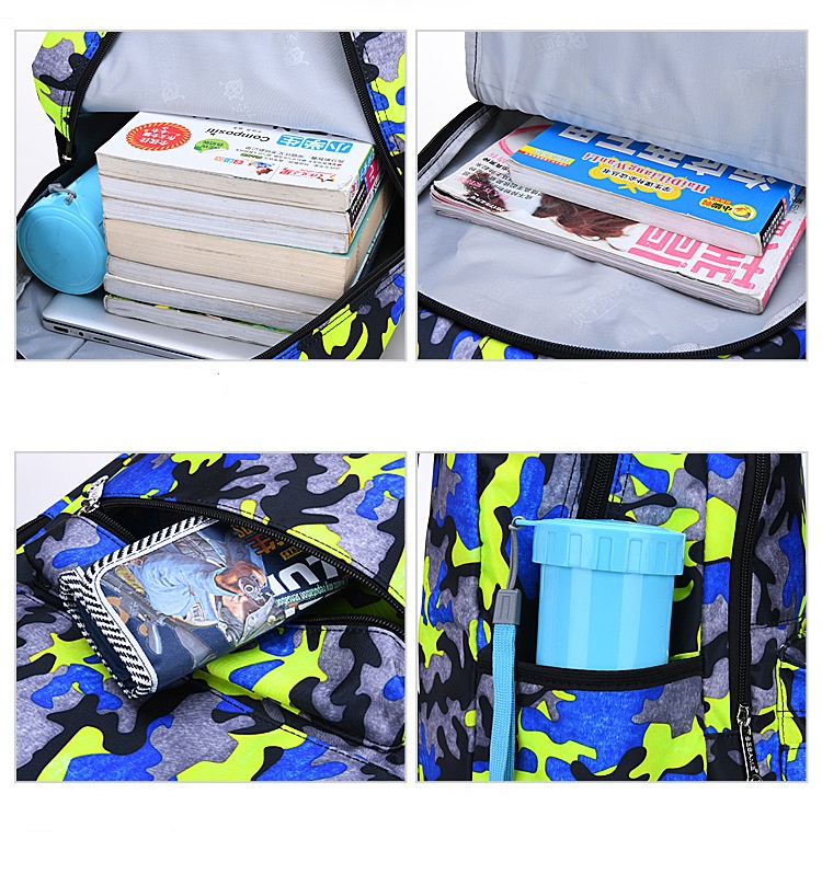 Sac &agrave; dos de couleur de camouflage