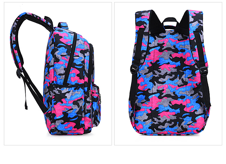 Sac &agrave; dos couleur camouflage pour les filles