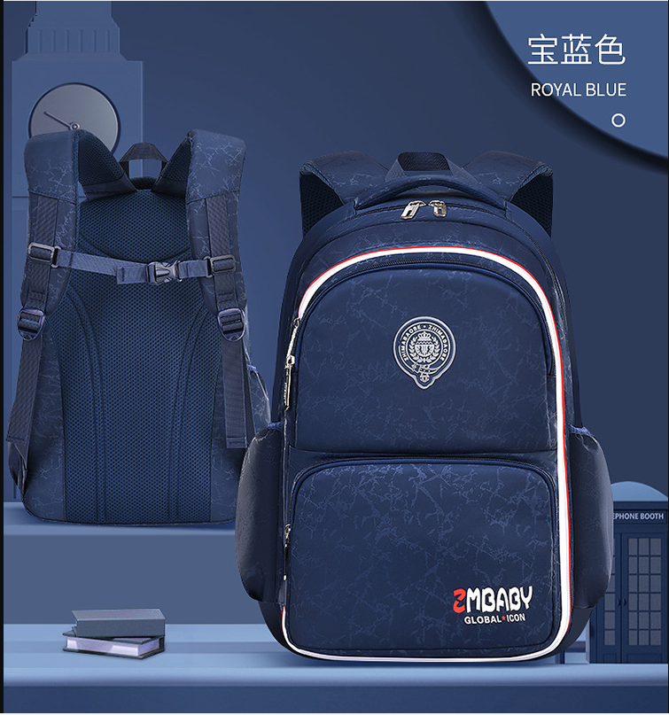 bleu marine de sac &agrave; dos d'&eacute;cole de haute qualit&eacute; pour enfants de grande qualit&eacute; pour l'&eacute;cole primaire