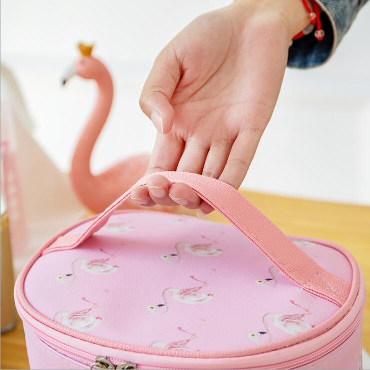 Poign&eacute;e des filles PU Cosm&eacute;tic Casetic Sac de toilette Organisateur
