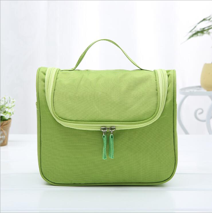 Organisateur de sac de maquillage de voyage imperméable pour femmes avec crochet de suspension