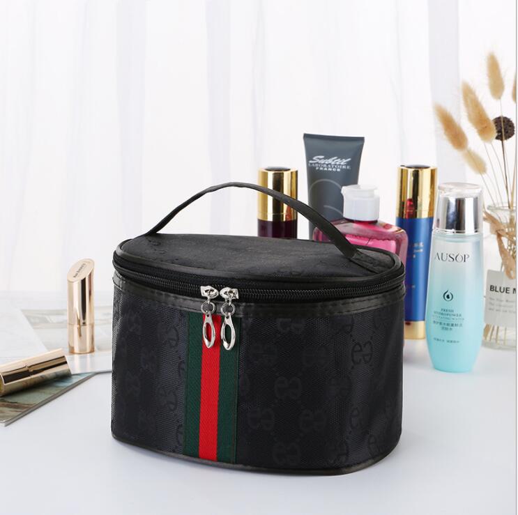 Trousse de toilette portable en PU pour femme