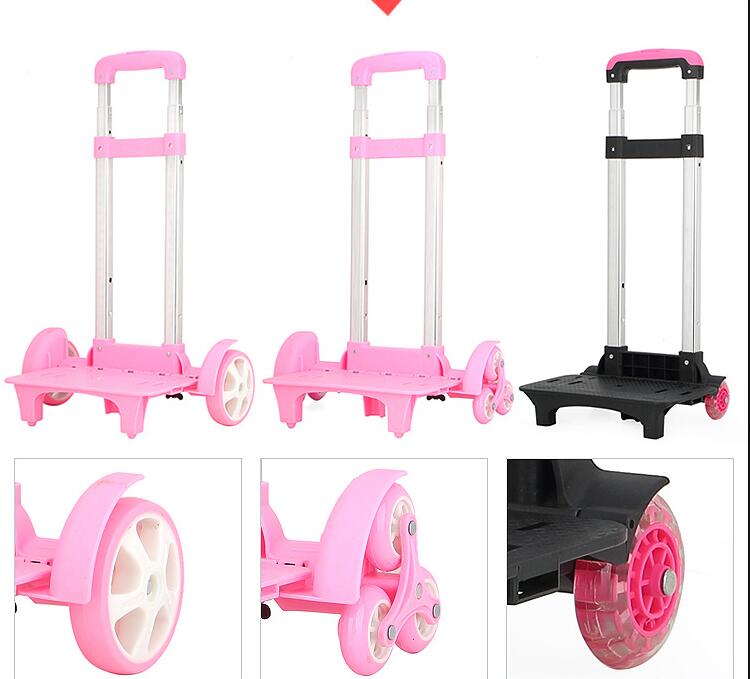 3 styles diff&eacute;rents de chariot pour les filles
