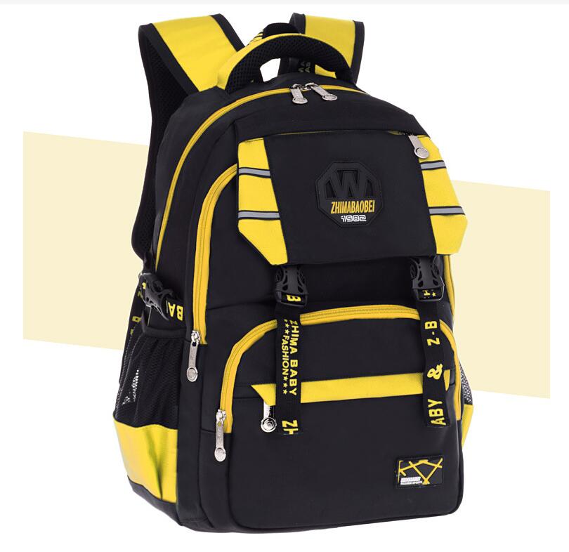 Sac &agrave; dos ext&eacute;rieur jaune poids l&eacute;ger pour le coll&egrave;ge