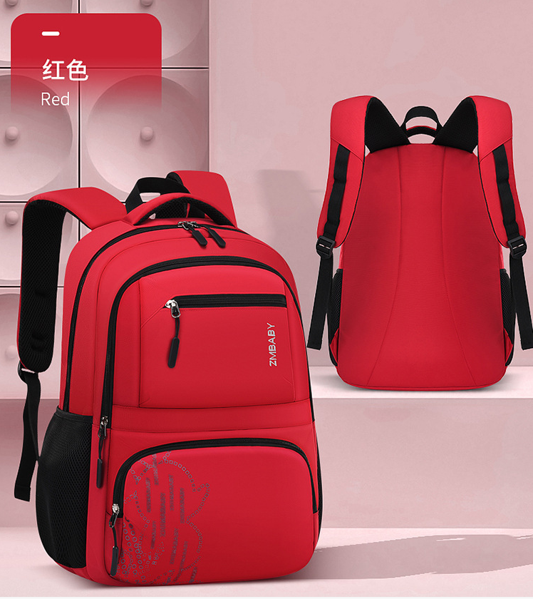 Rouge &eacute;tanche Student Sackpack Schoolbag