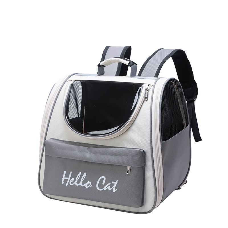 Sac à dos de porte-chat pour chats de compagnie de compagnie pour animaux de compagnie de voyage Cage d'animaux de compagnie
