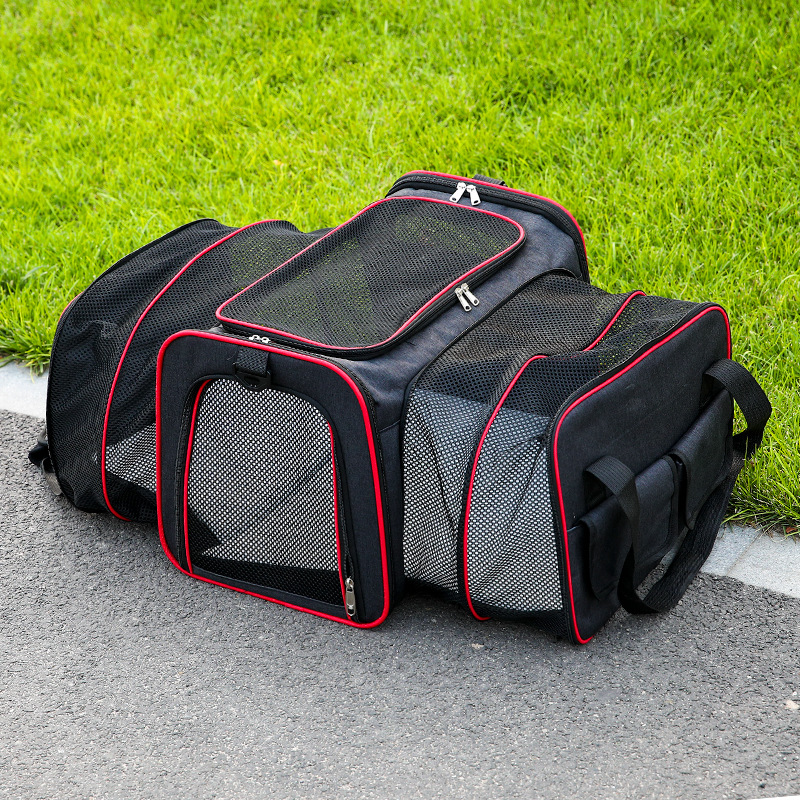 Sac de transporteur pour animaux de compagnie extensible imperméable pour un chien de voyage pour chats de voyage Pet de portage Cage d'animaux